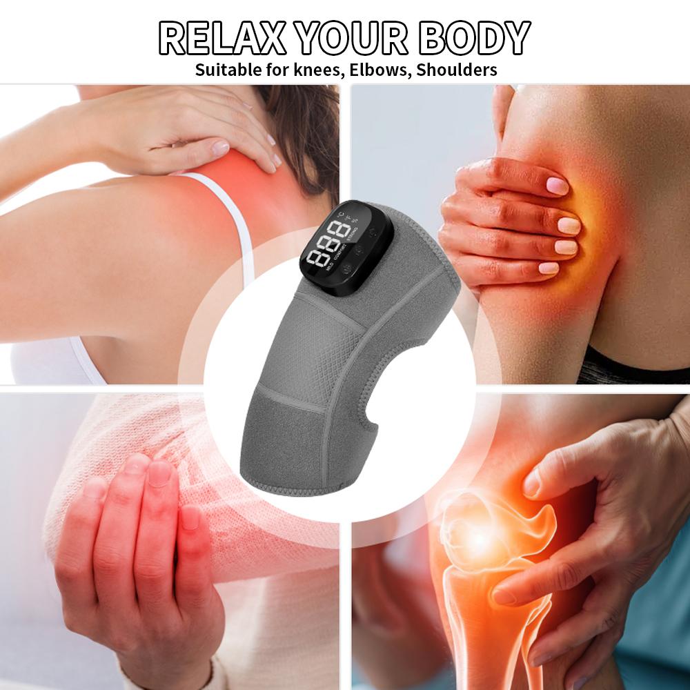 3-in-1 Multi-function Designed for Knee Shoulder and Elbow Providing Targeted Heating and Vibration Massage for Joint Pain Relief