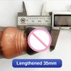 Sexy Toys Penisring Penisvergrößerungshülse für Peniskondome für Männer Wiederverwendbares Kondom Cock Sleeve Extender Ejakulationsverzögerung