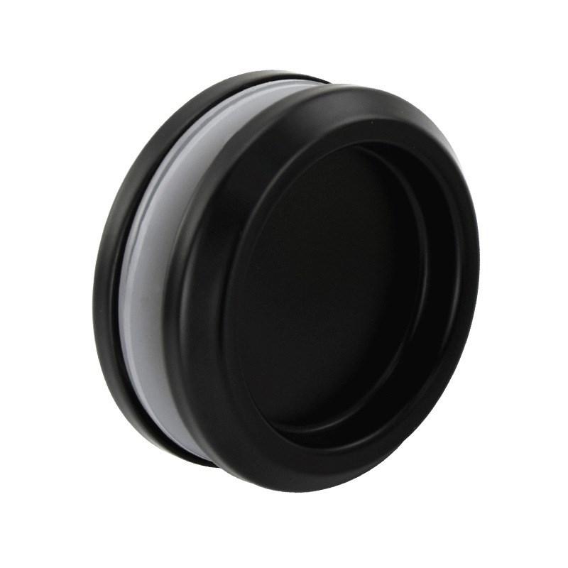 Černé táhlo posuvných dveří Hliníková slitina Kulaté sklo Rukojeť dvířek tahá Skříňka Knoflík Knoflík nábytkového kování Příslušenství