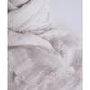 Used INED "SUPERIOR CLOSET" Flanders Linen Gauze Stole White "ASAUCE MELER"