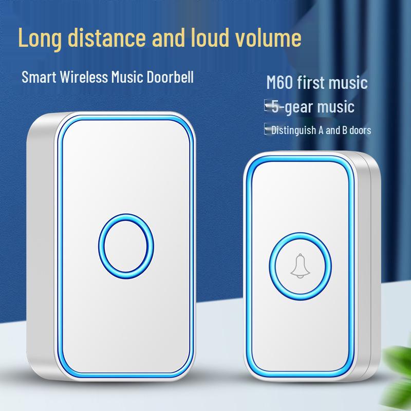 Long-Range Smart Wireless Waterproof Doorbell with Remote Control