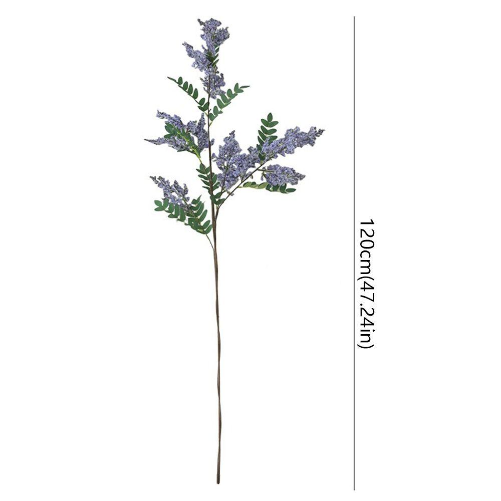 120cm Artificial Sophora Flower Handmade Beautiful Simulation Sophora Realistic Fake Flower Outdoor Garden Decor