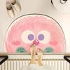 Cartoon Welcome Doormat Non-slip Absorbent Quick Dry Washable Dirt Resistant Floor Rug for Bathroom Entryway Kitchen Home