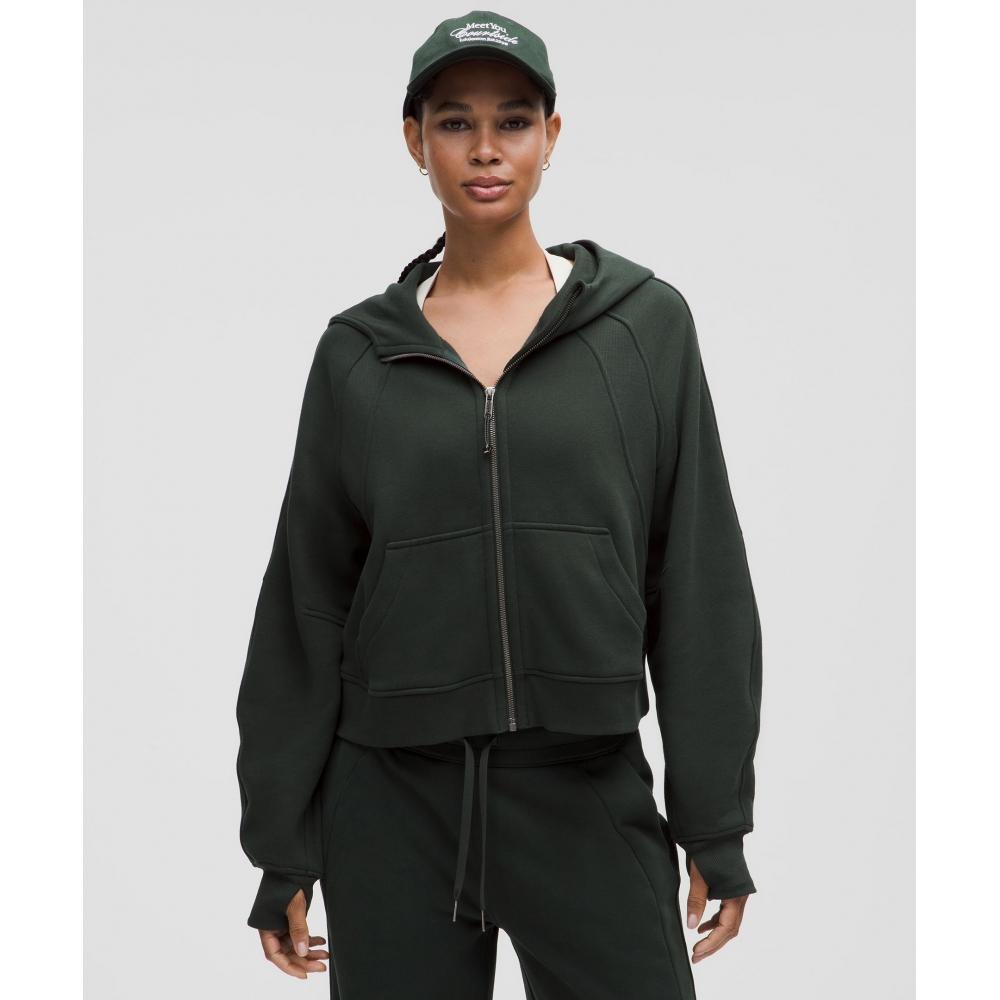 Lululemon Scuba Oversized Full Zip Hoodie Rainforest Green
