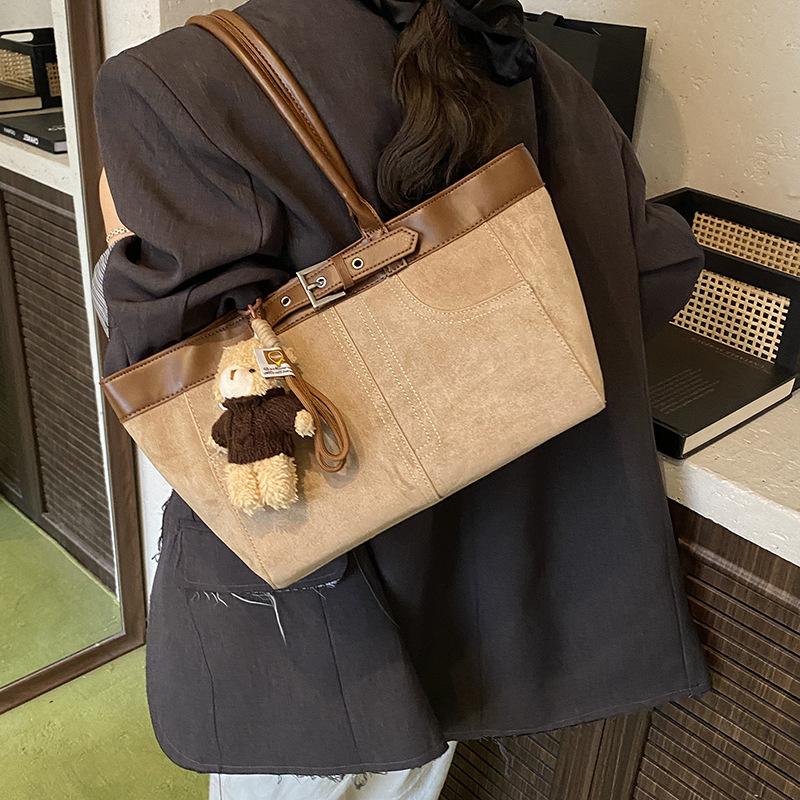 Bags Women's 2025 New Trendy Fashion Versatile Large Capacity Premium Handbag Retro Tote Bag Shoulder Bag