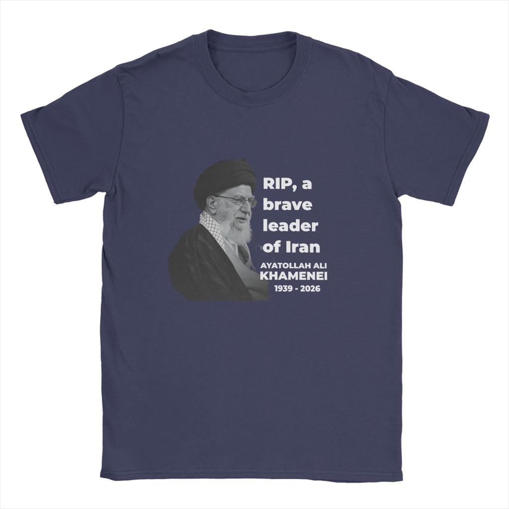 SSeyyed Ali KKhamenei T Shirts for Men Cotton Cool TShirts Round Neck Tee Shirt Short Sleeve Tops Printing