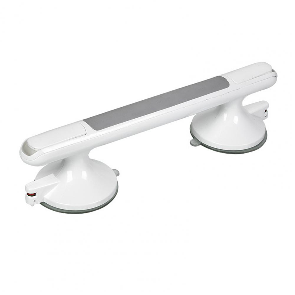 

Bathroom Handle Grab Bar Heavy Duty Suction Cup Shower Handle Waterproof Wall-mounted Bar Shower Bathtub Grab Bars for Elderly сірий