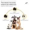 Elektrischer Hundekralle-Schleifer Wiederaufladbarer Haustier-Nageltrimmer Leiser Haustier-Nagelschleifer Geeignet für kleine, mittlere und große Hunde und Katzen