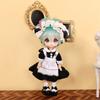 Ob11 Doll Clothes Vintage Maid Outfit Dress Scarf Headwear Set for Obitsu11, GSC, Molly, YMY,1/12 Doll Clothes Doll Accessories