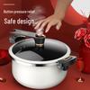 Large Capacity Non-Stick Enamel Pressure Cooker for Gas & Induction Stoves