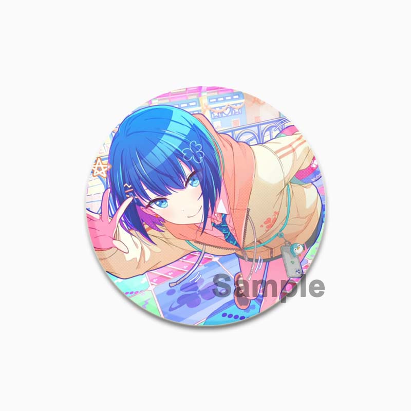 32/44/58 mm Project SEKAI Pin na batohy Kulaté plastové brože Kreativní kreslené postavičky odznak dárky