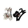 Acetic Acid Rhinestone Hair Clip  Shark Clip Acetate Animal Cat Hair Claw  Female