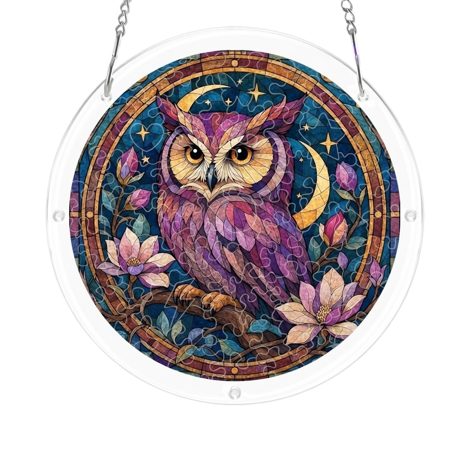 

Acrylic Puzzle Sun Catcher Window Decoration 2D Design Three Layers Single Layer 2mm Thickness Hanging Ornament for Home or Office One Size