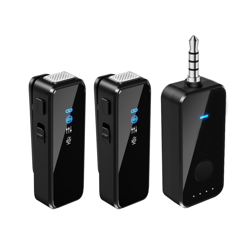 M3 Wireless Collar Clip Microphone with Charging Case, Dual Storage, Noise Reduction, for Mobile Live Broadcasts.