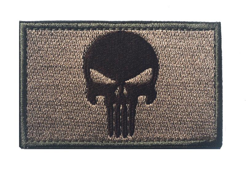 Punisher Tactical Military Fan Velcro Armband Patch
