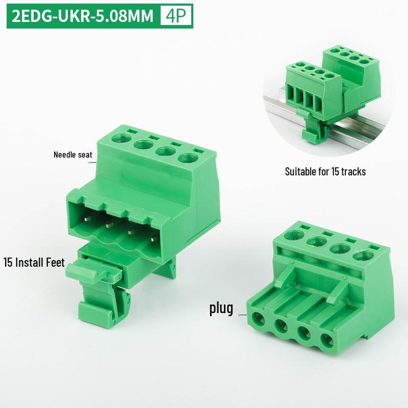 2EDG-UKR-5.08MM Plug-in Rail Guide Terminal Block Connector