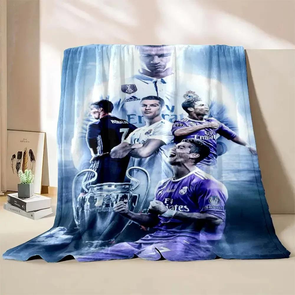 Coperta in Flanella CR7 Ronaldo Moda Portatile Casa Viaggio Campeggio Divano Coperta da Picnic