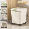 Household Rice Bucket Insect-proof Moisture-proof Sealed Food Grade Storage Tank Rice Noodles Storage Tank Large Capacity Rice Bucket Box Wholesale