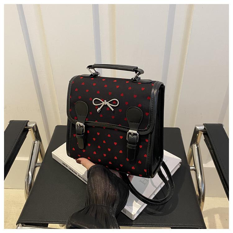 

Летний досуг любовь путешествия портативный новый колледж стиль горошек бант рюкзак женский