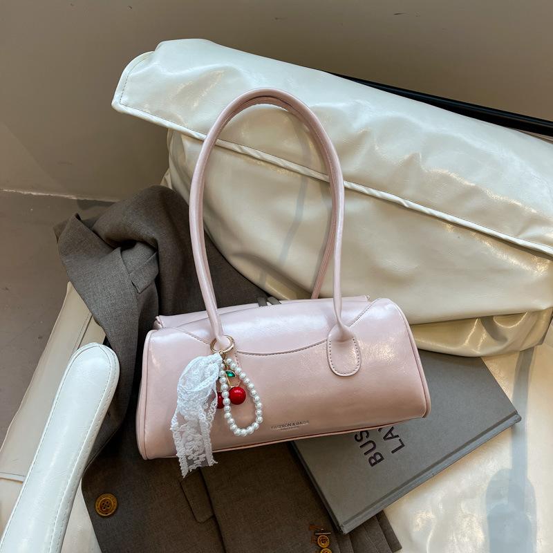 Trendy Portable Small Square Bag Women's Bag 2025 Summer New Light Luxury Shoulder Bag Commuter Armpit Bag
