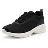361 Slip Resistant, Abrasion Resistant, Breathable Low top Casual Running Shoes Women's Black White 682412222FV-4
