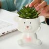 Cute Animal Flower Pot Succulent Pot Ceramics Planter Home Decor Desktop Ornaments Garden Decoration Bonsai Plant Pot