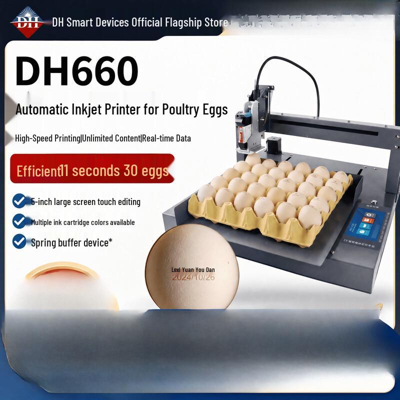 DH Donghui DH660 Automatic Egg Inkjet Printer