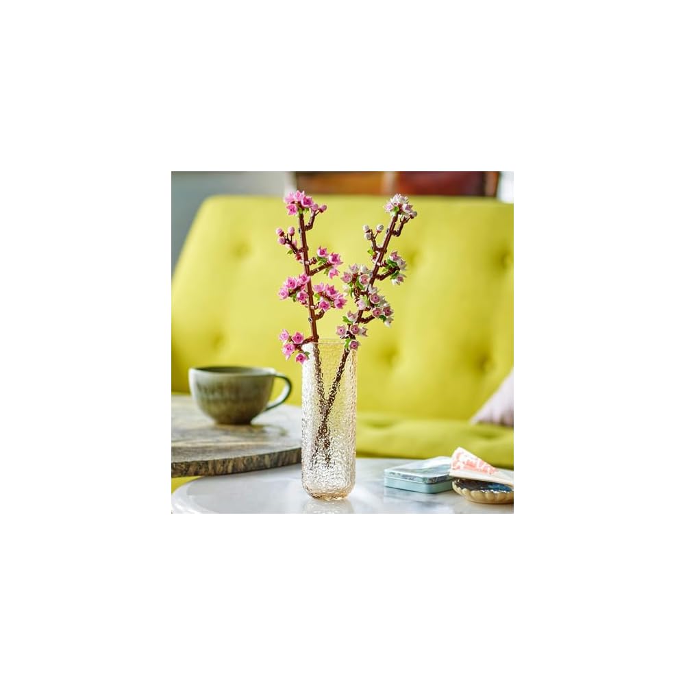 LEGO Botanical Cherry Blossom Building Blocks Toy for Kids Ages 8-10 Decorative Floral Arrangement