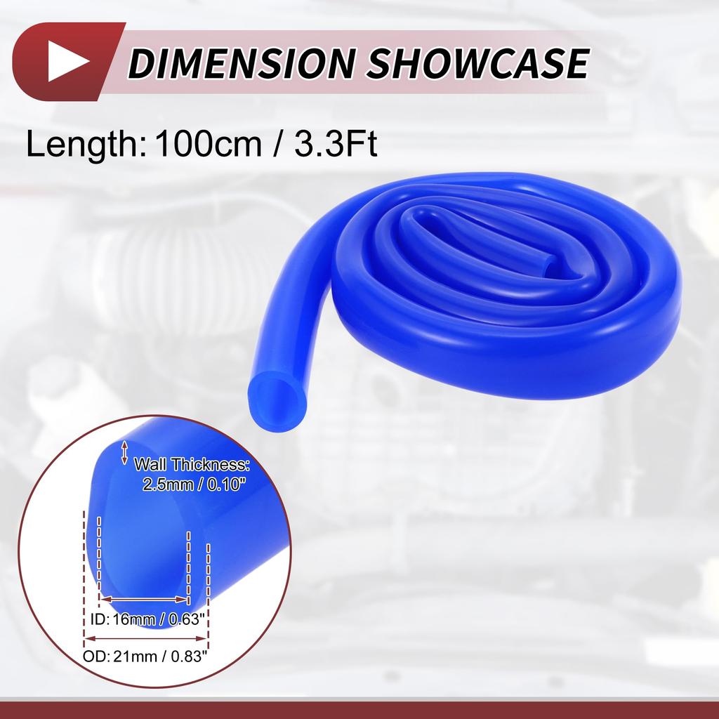 HEROFFIX Air and Water Silicone Vacuum Tube Hose High Temperature