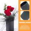 4Pcs Round Flower Boxes Stylish Paperboard Buckets for Floral Arrangements Mini Bouquet Holders Elegant Event Decor Cylinder