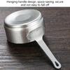 100ml Stainless Steel Saucepan With Ergonomic Handle Convenient Metal Milk Pan For Heating And Melting Food