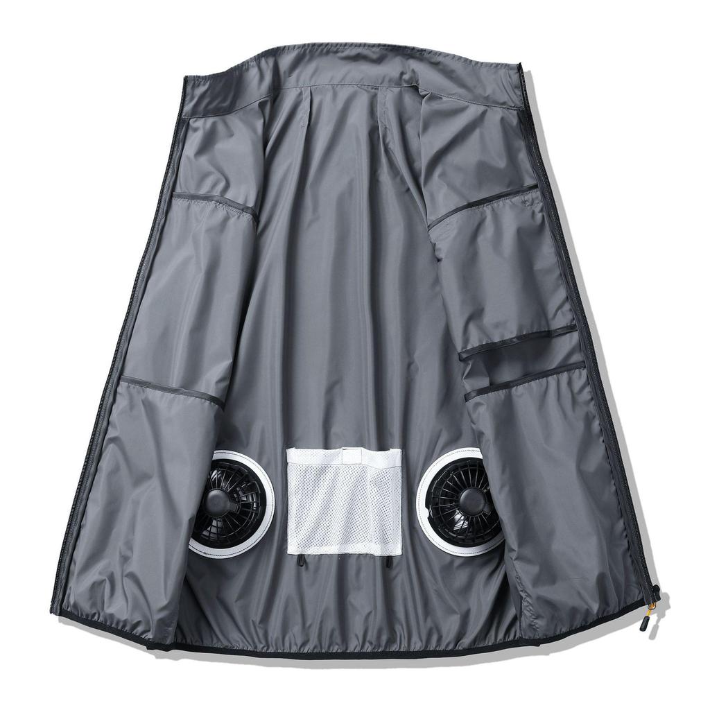 Summer Smart Cooling Fan Vest - Custom Air Conditioning Clothing for Outdoor Comfort