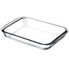 KADAX 3L+3L glass baking dish, rectangular, 39 x 23 cm