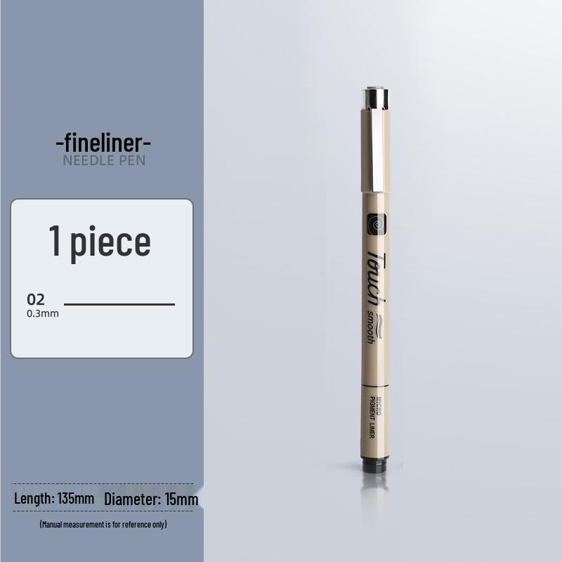 Waterproof Brown Technical Pen for Manga and Line Art Drawing