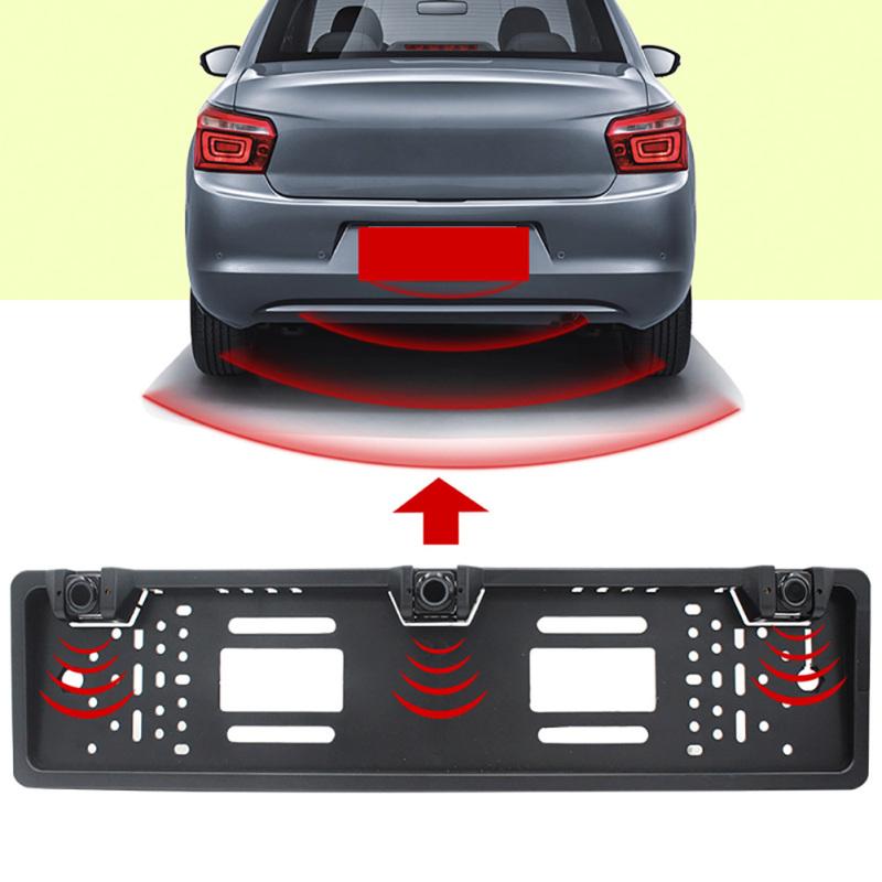 Eu Europa Car License Plate Frame Kit de sensor de estacionamento para carro