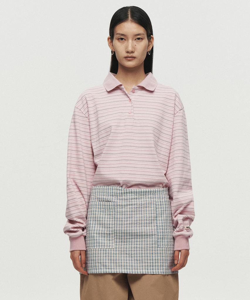 Hoite Het Oscar Stripe Polo (Light Pink)