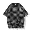 Men's Pure Cotton Short Sleeved T-shirt, Summer Loose Half Sleeved Embroidered Plus Size Top T-shirt