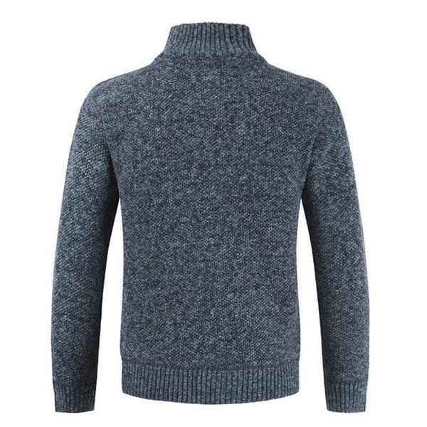 Cardigan da uomo maglioni primavera autunno maglione da uomo maschio solido moda vestibilità spessa sottile tenere caldo maglione casual cappotto da uomo invernale