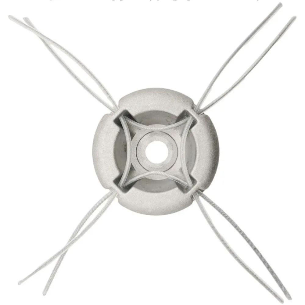 Nylon Steel Line Aluminum Zinc Zinc Alloy Head Aluminum Zinc Zinc Alloy Base Trimmer Replacement Head Grass Trimming