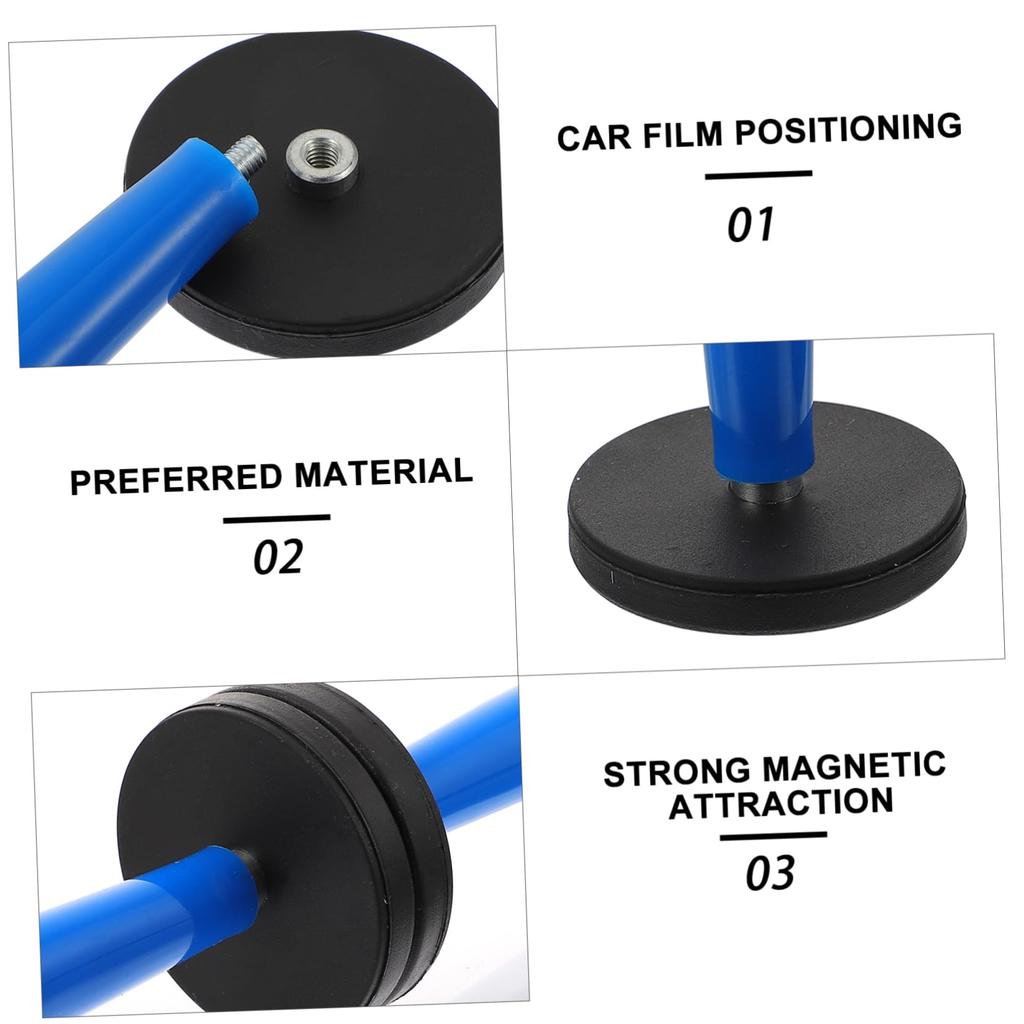 OSALADI 8 Stück Auto Vinyl Folie Magnetischer Locator Magnet Halter Folien Montage Werkzeug Leichtes Design für einfache Handhabung