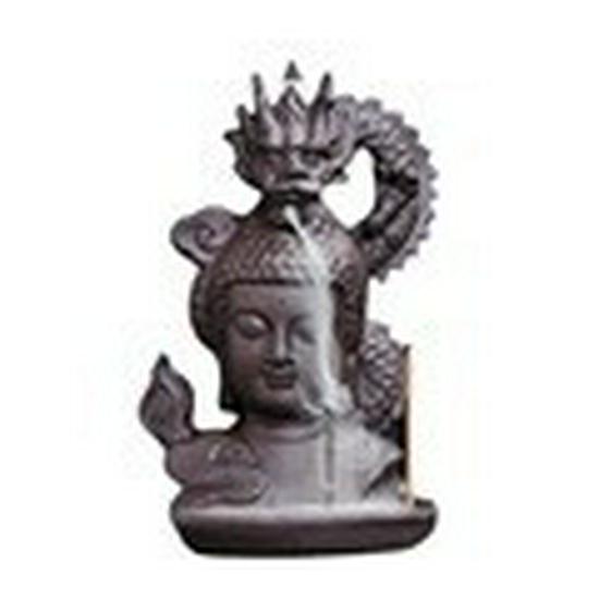 Creative Dragon Tathagata Backflow Incense Burner - Sandalwood & Agarwood Aromatherapy, Indoor Home Decor.