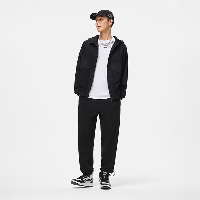 Li Ning Sports Trendy Collection Jacket Men's Black AJDT039-6