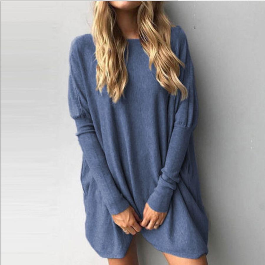 Fall Winter Trend Fleece Pullover Women's Top T-Shirt Multi-Color Multi-Size Ready Stock
