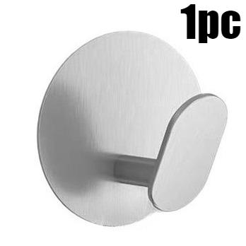 1/4Pcs Bathroom Robe Hooks Stainless Steel Towel Hanger Waterproof Hook Multi-Purpose Hanger Hook Door Bathroom Shower Kitchen