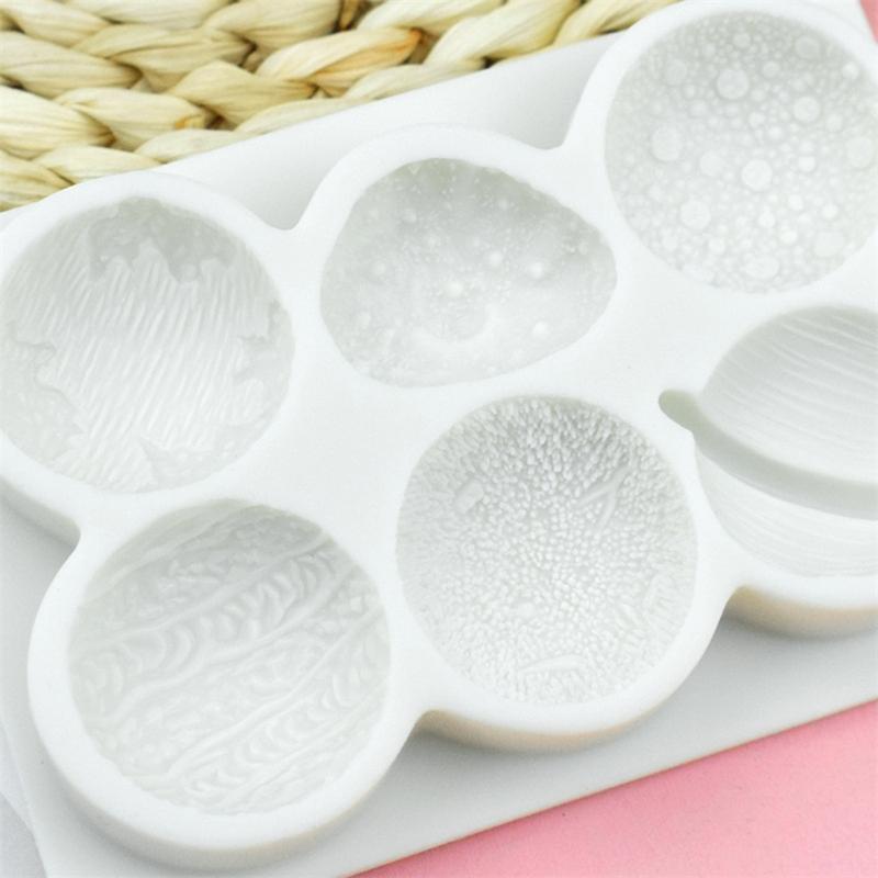 Schokoladenformen mit 6 Mulden, planetenförmige Backformen, Fondantformen, Silikon-Kuchenformen – das perfekte Geschenk für Backbegeisterte