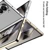 For Samsung Galaxy Z Fold 6 Case Luxury Ultra Thin Electroplated Transparent Shockproof Protection Hard Back Cover Accessories
