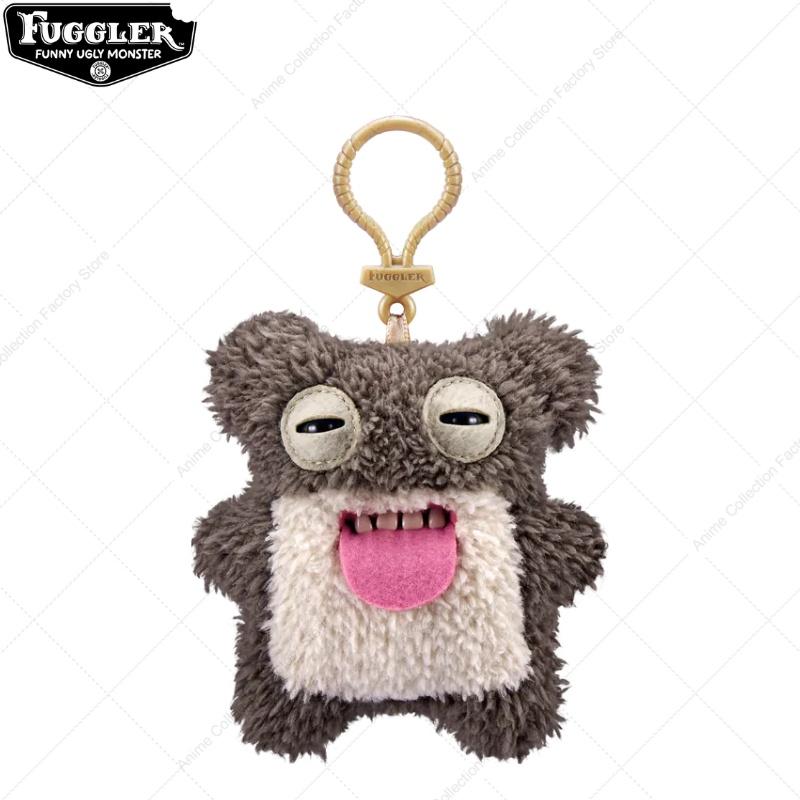 Funny Ugly Teeth Monster Plush Toy Keychain Wide Eyed Weirdo Doll Pendant Cute Gift