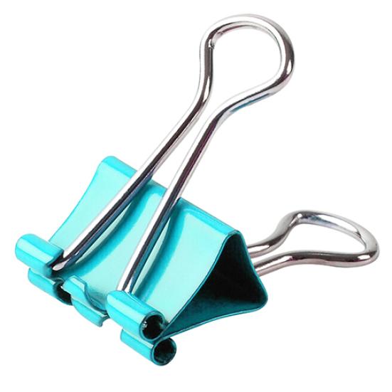 1 Tub Assorted Color Metal Paper Clamps Office Document File Ticket Binder Clips