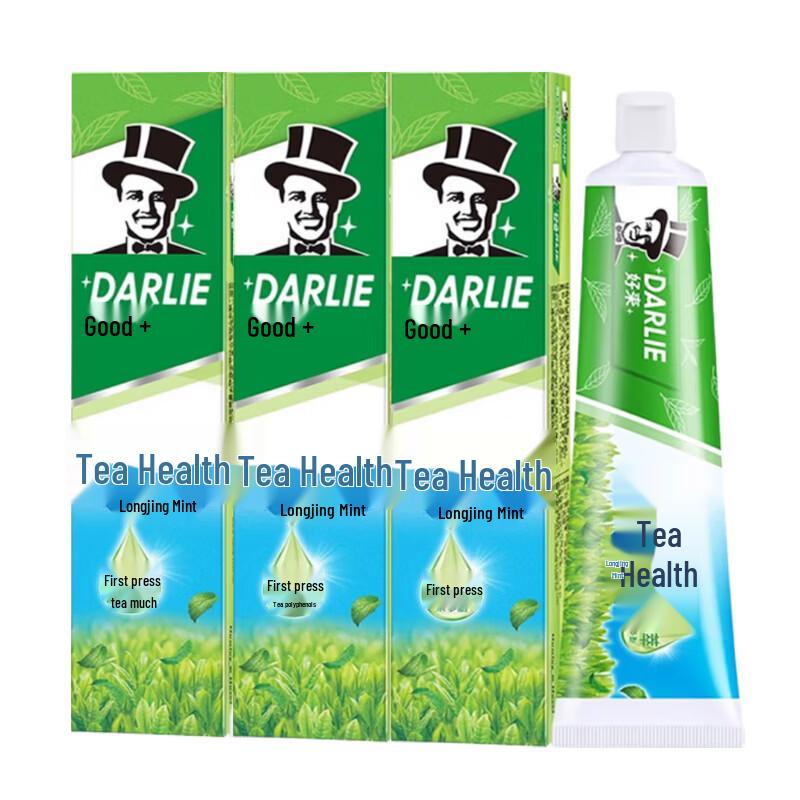 Darlie Tea Fresh Longjing Mint Toothpaste 140g x 3