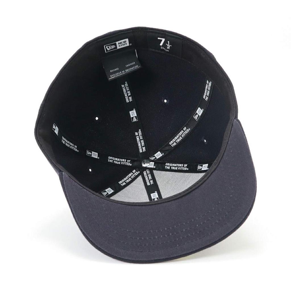 New Era Basic Solid Navy Size 7 506 BASIC 25J Cap, 1/4, NVY/WHT,